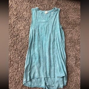 blue above the knee dress